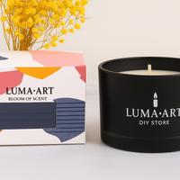 Candela profumata LUMAART zenzero ed eucalipto