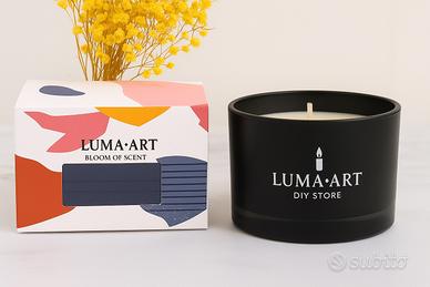 Candela profumata LUMAART zenzero ed eucalipto