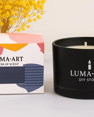 Candela profumata LUMAART zenzero ed eucalipto