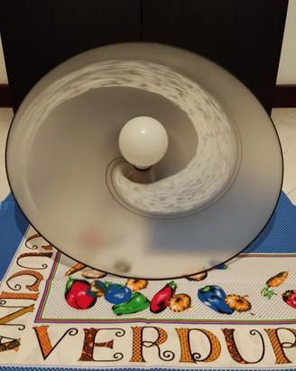 Lampadario Rotondo a sospensione in vetro