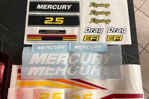 Adesivi mercury racing 2.5
