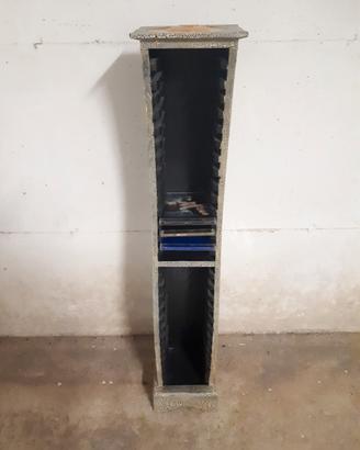 porta cd in legno