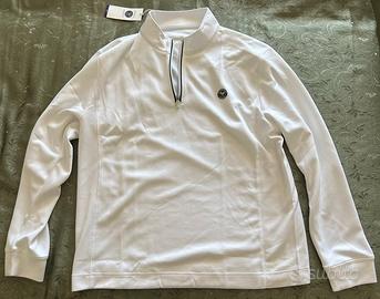 Felpa sportiva bianca wimbledon 2025