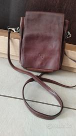 borsa tracolla uomo vera pelle. 