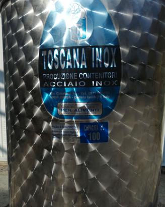 CISTERNA OLIO TOSCANA INOX 100 L