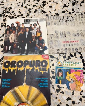 Lotto 4 vinili anni 80