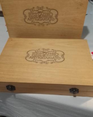 casettine in legno per restauro 