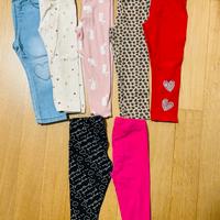 Vestiti bambina 2 anni tg 86/92cm - leggins maglie
