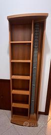 Libreria / Porta CD in legno – Design verticale sa