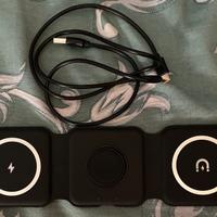 Caricabatterie wireless 3 in 1