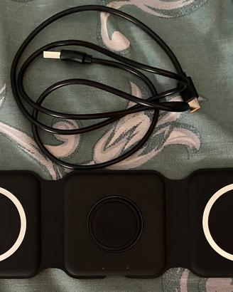 Caricabatterie wireless 3 in 1