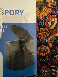 Toilette WC pieghevole portatile