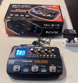 NUX MG-200  Pedaliera multieffetto con Drum machin