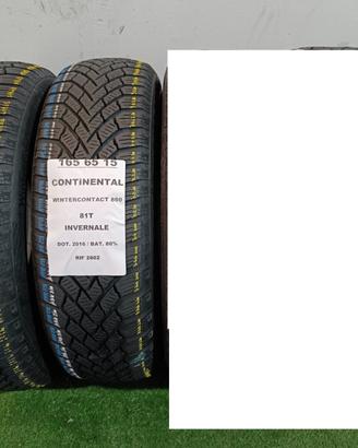 2 GOMME 165 65 15 CONTINENTAL RIF2802