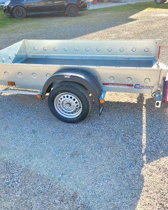 CARRELLO RIMORCHIO CRESCI PT6C CON RAMPA SALITA