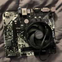 Scheda madre asrockb450 + cpu ryzen 7 2700x