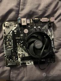 Scheda madre asrockb450 + cpu ryzen 7 2700x