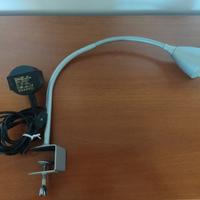 Lampada Ikea da Tavolo Metallo Argento