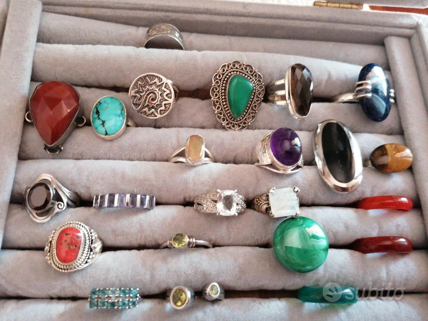 Montature anelli argento deals