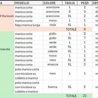 T-shirt vari  colori, no scritte