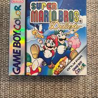Scatola e libretti originali Super Mario Deluxe