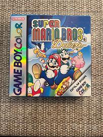 Scatola e libretti originali Super Mario Deluxe