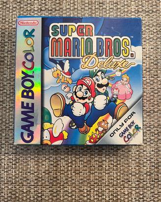 Scatola e libretti originali Super Mario Deluxe
