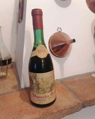 bottiglia vino Chianti 1953