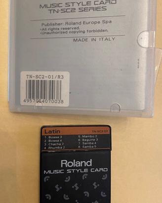 Roland music style card TN-SC2 series latin rhumba