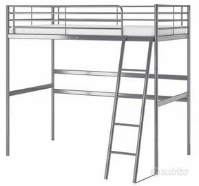 Letto a soppalco IKEA SVÄRTA 90x200 con scrivania