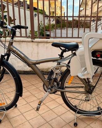 Bicicletta 28’’ B-TWIN original 700 con seggiolino
