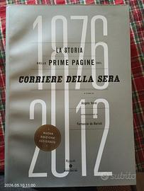 libro prime pagine corriere della sera