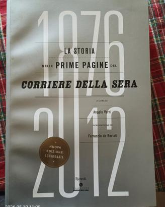 libro prime pagine corriere della sera