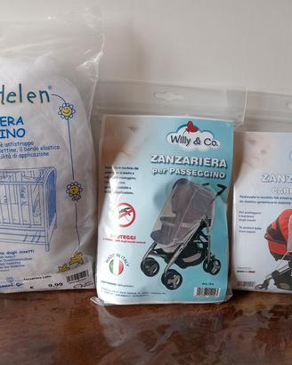 Zanzariere passeggino, lettino e carrozzina 
