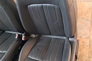 audi A6 A7 c8 sedili interni in pelle totale nera 