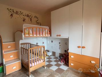 Cameretta doppio letto singolo
