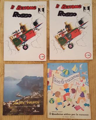 libretti scolastici vacanze anni '60-'70