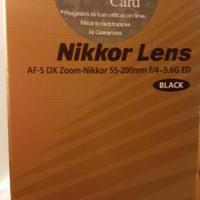Obbiettivo nikon 55/200