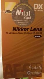 Obbiettivo nikon 55/200