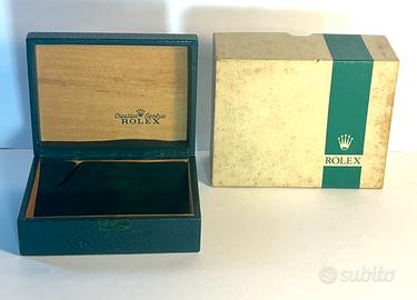 Scatola Rolex Vintage Green Stripe ‘60