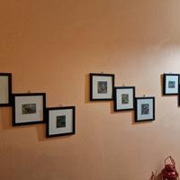 Set di 13 Quadretti Acrilico su legno con
cornice