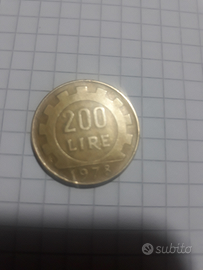 Moneta 200 lire 1978