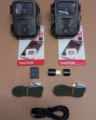 Coppia Fototrappole Furtive Ladri Fauna Monitoragg