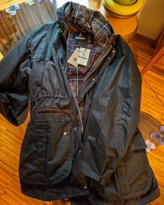 Barbour Giacca Icons Durham Tartan cerata NUOVA