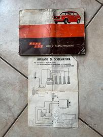 Manuale uso e manutenzione FIAT 127