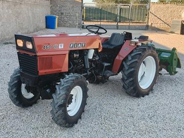 Trattore fiat 460 DT frutteto con Fresa Celli
