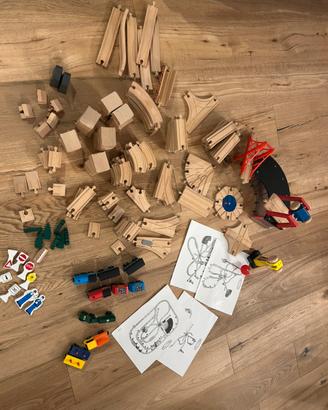 Grande Pista treni legno