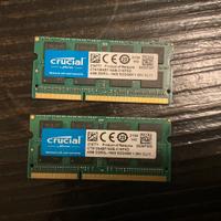 RAM DDR3 8GB (2X4GB) SODIMM