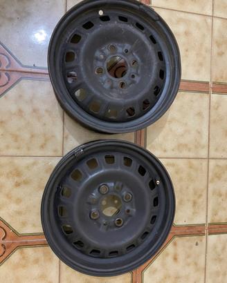 Coppia cerchi Fiat uno