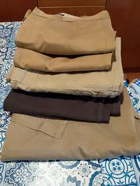 4 Pantaloni uomo nuovi marca Gas,Dockers, Quechua,